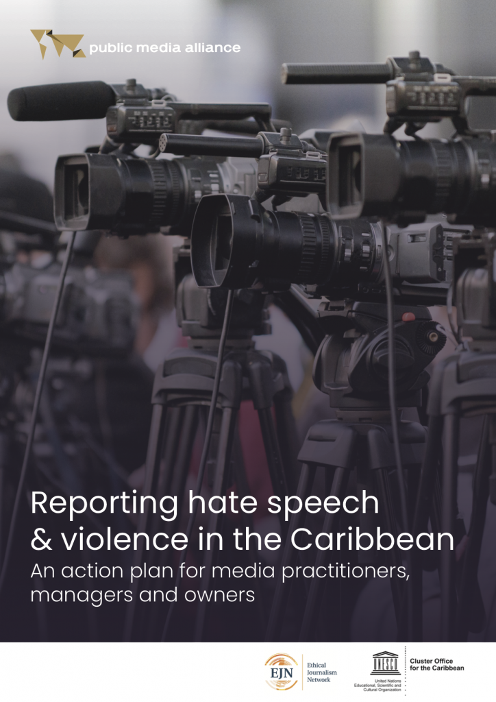 Reporting hate speech front cover