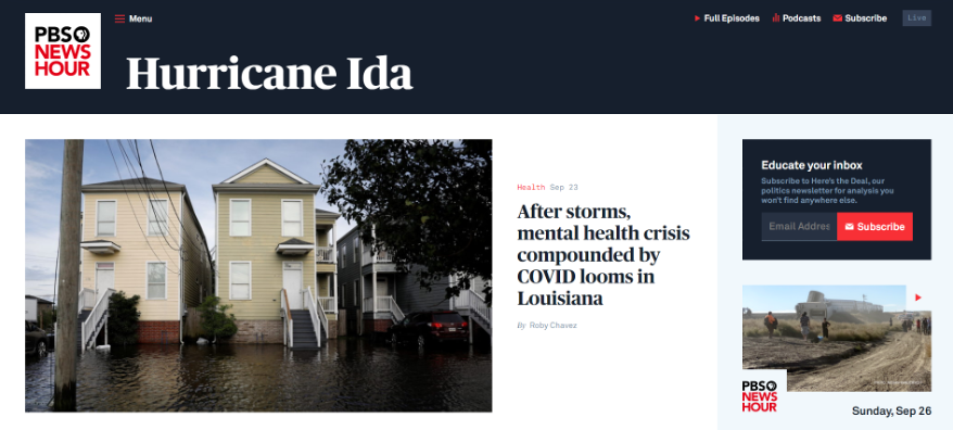Hurricane Ida PBS