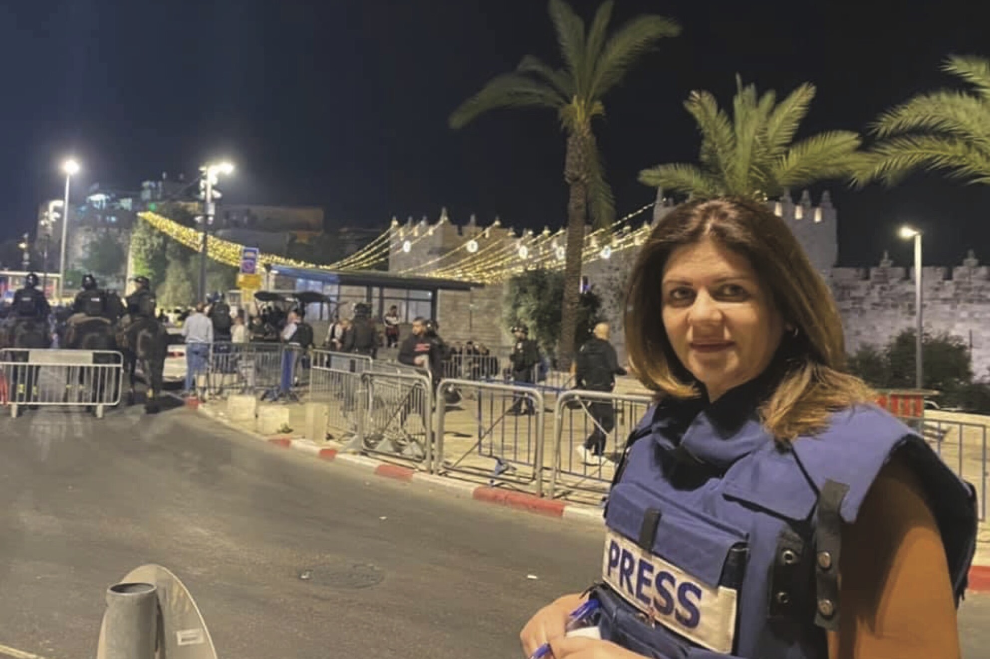 Al Jazeera journalist Shireen Abu Akleh.