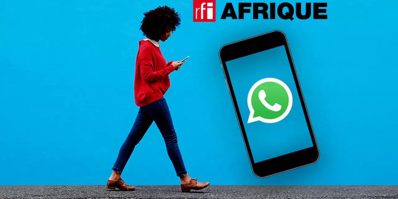 RFI Afrique uses messaging application WhatsApp to interact with audiences across Africa. Credit: RFI.